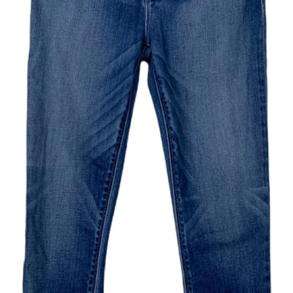 Hudson Jeans Barbara High Waist Medium Wash Raw Hem Skinny Ankle Jeans Size 26 - Picture 8 of 12